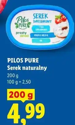 Lidl PILOS PURE Serek naturalny oferta