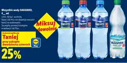 Lidl Wszystkie wody SAGUARO oferta
