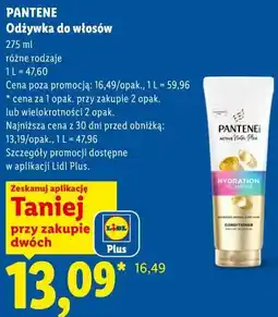 Lidl PANTENE Odżywka do włosów oferta