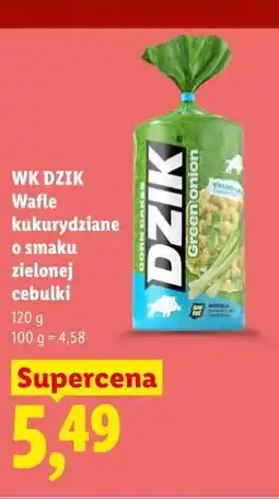Lidl WK DZIK Wafle kukurydziane o smaku zielonej cebulki oferta