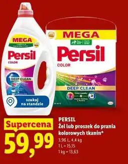 Lidl PERSIL Żel lub proszek do prania kolorowych tkanin oferta