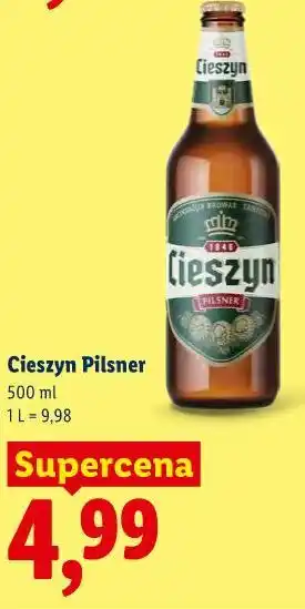 Lidl Cieszyn Pilsner oferta