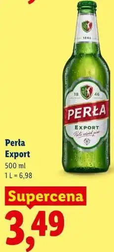 Lidl Perła Export oferta