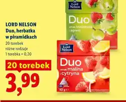 Lidl Duo, herbatka w piramidkach oferta