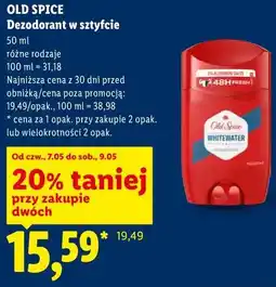 Lidl OLD SPICE Dezodorant w sztyfcie oferta