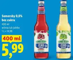Lidl Somersby 0,0% bez cukru oferta