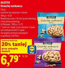 Lidl Alesto Orzechy nerkowca oferta
