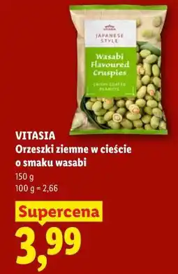 Lidl VITASIA Orzeszki ziemne w cieście o smaku wasabi oferta