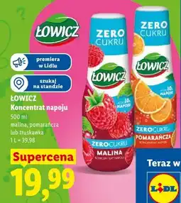 Lidl ŁOWICZ Koncentrat napoju oferta