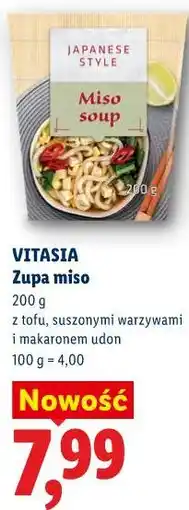 Lidl VITASIA Zupa miso oferta