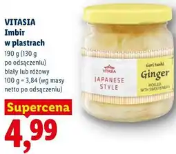 Lidl VITASIA Imbir w plastrach oferta