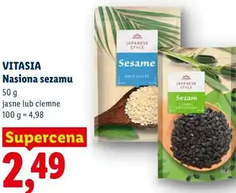 Lidl VITASIA Nasiona sezamu oferta