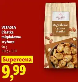 Lidl VITASIA Ciastka migdałowo-ryżowe oferta