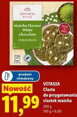 Lidl VITASIA Ciasto do przygotowania ciastek matcha oferta