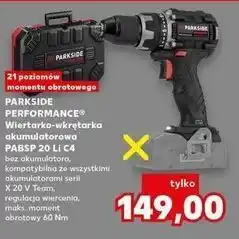 Kaufland PARKSIDE PERFORMANCE Wiertarko-wkrętarka akumulatorowa PABSP 20 Li C4 oferta