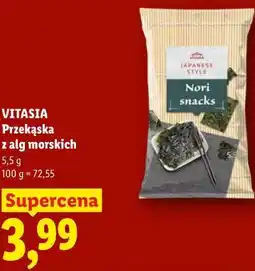 Lidl VITASIA Przekąska z alg morskich oferta