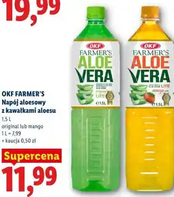Lidl OKF FARMER'S Napój aloesowy z kawałkami aloesu oferta