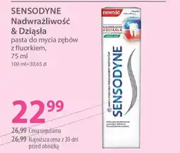 Hebe SENSODYNE Nadwrażliwość & Dziąsła pasta do mycia zębów oferta