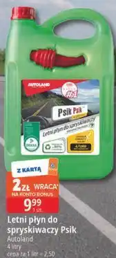 E.Leclerc Letni płyn do spryskiwaczy Psik Autoland oferta