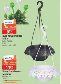 E.Leclerc Doniczka wisząca Modena Ostrowska 20 cm oferta