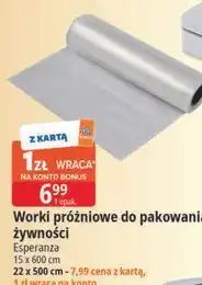 E.Leclerc Worki próżniowe do pakowania żywności Esperanza oferta