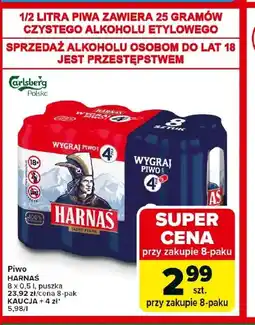 Carrefour Market Piwo Harnaś oferta
