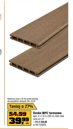 OBI Deska tarasowa Teak oferta