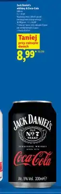 Lidl Whiskey & Coca-Cola Jack Daniel's oferta