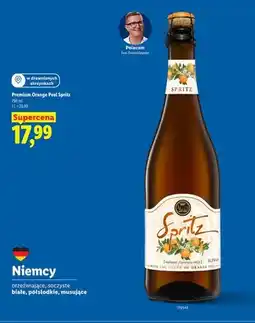 Lidl Wino musujące Premium Orange Peel Spritz oferta