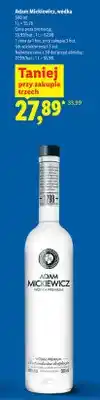 Lidl Wódka Adam Mickiewicz Premium oferta