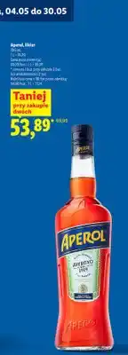 Lidl Likier Aperol Aperitivo oferta