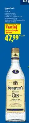 Lidl Gin Seagram's Distilled Dry oferta