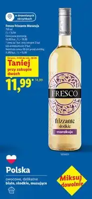 Lidl Wino Fresco Frizzante Maracuja oferta