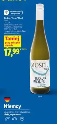 Lidl Wino Riesling Terroir Mosel oferta