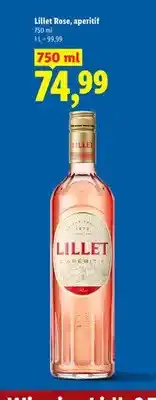 Lidl Aperitif Lillet Rose oferta