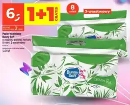 Dealz Papier toaletowy Bunny Soft o zapachu zielonej herbaty 3-warstwowy oferta