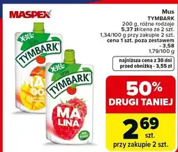 Carrefour Mus Tymbark malina oferta