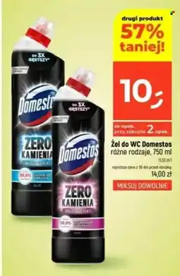 Dealz Żel do WC Domestos Zero Kamienia oferta
