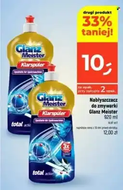 Dealz Nabłyszczacz do zmywarki Glanz Meister Klarspüler oferta