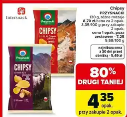 Carrefour Chipsy Przysnacki Intersnack oferta