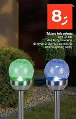 Dealz Szklana kula solarna wys. 36cm oferta