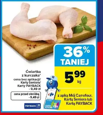 Carrefour Ćwiartka z kurczaka Carrefour oferta