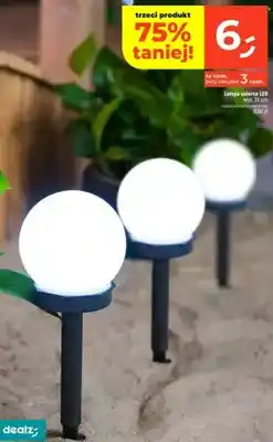 Dealz Lampa solarna LED wys. 35cm oferta