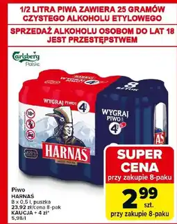Carrefour Piwo Harnaś oferta