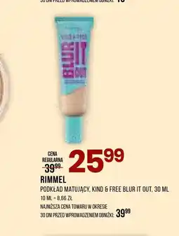 Drogerie Natura Podkład matujący Rimmel oferta