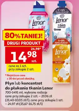 Auchan Koncentrat do płukania tkanin Lenor oferta