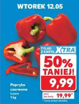 Kaufland Papryka czerwona luzem 1 kg oferta