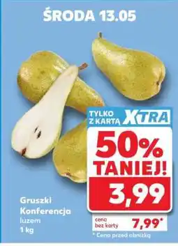 Kaufland Gruszki Konferencja luzem 1 kg oferta