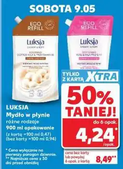 Kaufland LUKSJA Mydło w płynie różne rodzaje 900 ml opakowanie oferta
