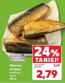 Kaufland Makrela chilijska wędzona, tusza 100 g oferta